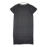 evam eva linen OP E182T019 サイズM リネン 定価23000円 ワンピース ブラック レディース エヴァムエヴァ【中古】5-0613S♪