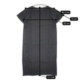 evam eva linen OP E182T019 サイズM リネン 定価23000円 ワンピース ブラック レディース エヴァムエヴァ【中古】5-0613S♪