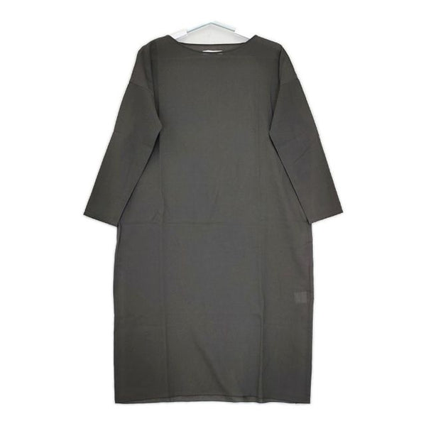 vie evam eva cotton georgette square OP V183T918 ワンピース グレー レディース ヴィー エヴァムエヴァ【中古】5-0730M∞