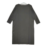 vie evam eva cotton georgette square OP V183T918 ワンピース グレー レディース ヴィー エヴァムエヴァ【中古】5-0730M∞