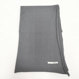 evam eva リネンナイロン 無地 マフラー ストール グレー レディース エヴァムエヴァ【中古】5-0726M◎