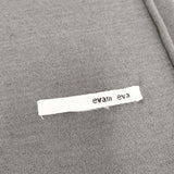 evam eva リネンナイロン 無地 マフラー ストール グレー レディース エヴァムエヴァ【中古】5-0726M◎