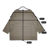 evam eva コットンスタンドネックシャツ E183T010 ブラウス シャツ グレー レディース エヴァムエヴァ【中古】5-0803M∞