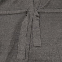 evam eva garment dyeing linen robe E191K143 サイズM ローブ カーディガン ネイビー レディース エヴァムエヴァ【中古】5-0811M◎