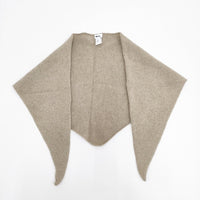 MHL. 24aw SCOUT SCARF スコットランド産 定価12100円 5954278502 ウール スカーフ ベージュ レディース エムエイチエル【中古】5-1006T◎