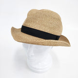 mature ha BOXED HAT ボックスハット ペーパー サイズM 帽子 ハット ベージュ レディース マチュアーハ【中古】5-0726M◎