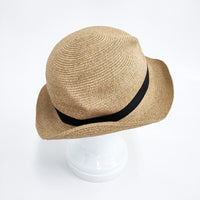 mature ha BOXED HAT ボックスハット ペーパー サイズM 帽子 ハット ベージュ レディース マチュアーハ【中古】5-0726M◎