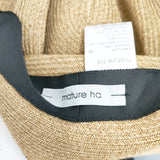 mature ha BOXED HAT ボックスハット ペーパー サイズM 帽子 ハット ベージュ レディース マチュアーハ【中古】5-0726M◎