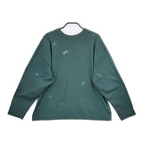 mina perhonen choucho xa8374 刺繍 長袖Ｔシャツ カットソー ロンＴ グリーン レディース ミナペルホネン【中古】5-0803M∞