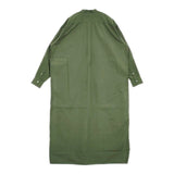 COMOLI S03-02014 バンドカラー シャツワンピ コットン プルオーバー ワンピース グリーン レディース コモリ【中古】5-1106M∞