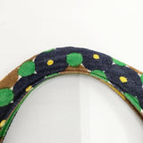 mina perhonen forest ring エッグバッグ ua9798 トートバッグ ブラウン グリーン レディース ミナペルホネン【中古】5-1021T◎