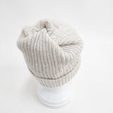 mature ha ウール混 ニット帽 帽子 ニットキャップ ベージュ レディース マチュアーハ【中古】5-1021T◎