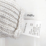 mature ha ウール混 ニット帽 帽子 ニットキャップ ベージュ レディース マチュアーハ【中古】5-1021T◎