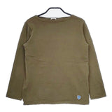 ORCIVAL/Pilgrim Surf+Supply バスクシャツ サイズ1 フランス製 長袖Ｔシャツ カットソー ロンＴ カーキ レディース オーシバル/オーチバル/ピルグリム サーフ+サプライ【中古】5-0803M∞