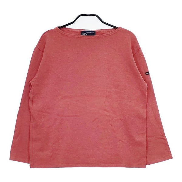 SAINT JAMES ウェッソン バスクシャツ T3 長袖Ｔシャツ カットソー ロンＴ ピンク レディース セントジェームス【中古】5-0803M∞