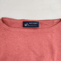 SAINT JAMES ウェッソン バスクシャツ T3 長袖Ｔシャツ カットソー ロンＴ ピンク レディース セントジェームス【中古】5-0803M∞
