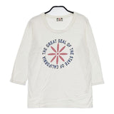 u.m.i KOHOLA コットン XS 長袖Ｔシャツ カットソー ロンＴ ホワイト レディース ユーエムアイ コホラ【中古】5-0726M∞