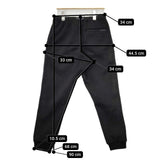 Gramicci/BEAMS BOY 別注 ボンディングニットフリースリブパンツ GLP-20F1617 パンツ ブラック レディース グラミチ/ビームスボーイ【中古】5-1005T∞