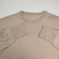 KURASHI&Trips 私の定番ベーシックニット セーター ニット ベージュ レディース クラシアンドトリップス/北欧、暮らしの道具店【中古】5-1005T∞