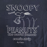 JOUR de Language 未使用品 PEANUTS スヌーピー サイズ1 半袖Ｔシャツ カットソー ネイビー レディース ジュールドランゲージ【中古】5-0613S♪