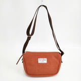 HARRIS TWEED NORTH THREE QUARTER EAST ショルダーバッグ オレンジ レディース ハリスツイード【中古】5-1021T◎