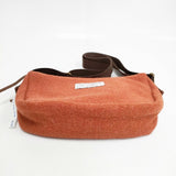 HARRIS TWEED NORTH THREE QUARTER EAST ショルダーバッグ オレンジ レディース ハリスツイード【中古】5-1021T◎