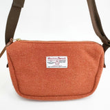 HARRIS TWEED NORTH THREE QUARTER EAST ショルダーバッグ オレンジ レディース ハリスツイード【中古】5-1021T◎