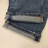 MM6/Maison Margiela S52KA0422 ダメージ加工 デストロイドクロップ イージー デニムパンツ 23SS ブルー レディース エムエム6/メゾンマルジェラ【中古】5-1106G∞