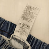 MM6/Maison Margiela S52KA0422 ダメージ加工 デストロイドクロップ イージー デニムパンツ 23SS ブルー レディース エムエム6/メゾンマルジェラ【中古】5-1106G∞