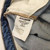 JIL SANDER BOYFRIEND ボーイフレンド ジーンズ 日本製 デニムパンツ ブルー レディース ジルサンダー【中古】5-1106G∞