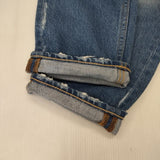 JIL SANDER BOYFRIEND ボーイフレンド ジーンズ 日本製 デニムパンツ ブルー レディース ジルサンダー【中古】5-1106G∞