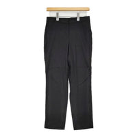 theory luxe エコクランチウォッシュリネンパンツ 1206400 イージー パンツ ブラック レディース セオリーリュクス【中古】5-0726M∞