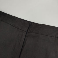 theory luxe エコクランチウォッシュリネンパンツ 1206400 イージー パンツ ブラック レディース セオリーリュクス【中古】5-0726M∞