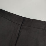 theory luxe エコクランチウォッシュリネンパンツ 1206400 イージー パンツ ブラック レディース セオリーリュクス【中古】5-0726M∞