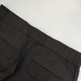 theory luxe エコクランチウォッシュリネンパンツ 1206400 イージー パンツ ブラック レディース セオリーリュクス【中古】5-0726M∞