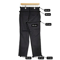 theory luxe エコクランチウォッシュリネンパンツ 1206400 イージー パンツ ブラック レディース セオリーリュクス【中古】5-0726M∞