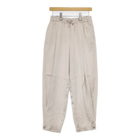 Herno PT00004DR ビスコースブレンド サテンイージーパンツ サイズ42 パンツ ピンクベージュ レディース ヘルノ【中古】5-0812M△