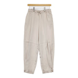 Herno PT00004DR ビスコースブレンド サテンイージーパンツ サイズ42 パンツ ピンクベージュ レディース ヘルノ【中古】5-0812M△