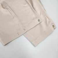 Herno PT00004DR ビスコースブレンド サテンイージーパンツ サイズ42 パンツ ピンクベージュ レディース ヘルノ【中古】5-0812M△