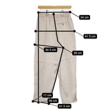 Herno PT00004DR ビスコースブレンド サテンイージーパンツ サイズ42 パンツ ピンクベージュ レディース ヘルノ【中古】5-0812M△