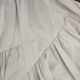 HOUSE OF LOTUS 30232011120 新品 2024 ナイロンタスランティアードスカート 定価27500円 ロングスカート グレージュ レディース ハウスオブロータス【中古】5-0812M△