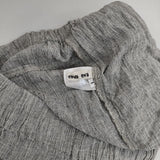 evam eva E191T169 コットンリネンイージーパンツ ウエストゴム パンツ グレー レディース エヴァムエヴァ【中古】5-0726M∞