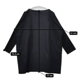 vie evam eva V201T934 前開き ローブ 羽織りコットン シャツJKT ジャケット ブラック レディース ヴィー エヴァムエヴァ【中古】5-0726M∞