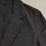 MARGARET HOWELL 578-220401 コットン ブレザー テーラードジャケット ブラック レディース マーガレットハウエル【中古】5-0726M∞