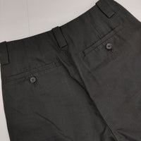 MARGARET HOWELL 578-4144001 PLAIN WEAVE COTTON LINEN 定価35200円 ワイド パンツ 24SS ブラック レディース マーガレットハウエル【中古】5-0726M∞
