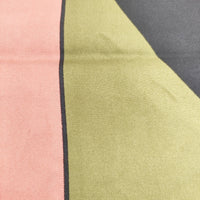 MARGARET HOWELL OUTLINE BORDER SCARF シルク 定価29700円 イタリア製 スカーフ ネイビー ピンク レディース マーガレットハウエル【中古】5-0913G◎