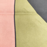 MARGARET HOWELL OUTLINE BORDER SCARF シルク 定価29700円 イタリア製 スカーフ ネイビー ピンク レディース マーガレットハウエル【中古】5-0913G◎