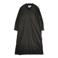 MHL. 595-4158500 ORGANIC COTTON PLAINWEAVE ワンピース 24SS ブラック レディース エムエイチエル【中古】5-0921M∞