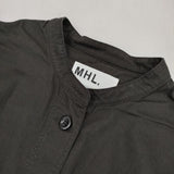 MHL. 595-4158500 ORGANIC COTTON PLAINWEAVE ワンピース 24SS ブラック レディース エムエイチエル【中古】5-0921M∞