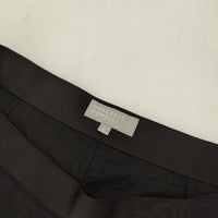 MARGARET HOWELL 578-3132001 WASHED COTTON SATIN スカート 23SS ブラック レディース マーガレットハウエル【中古】5-0921M∞
